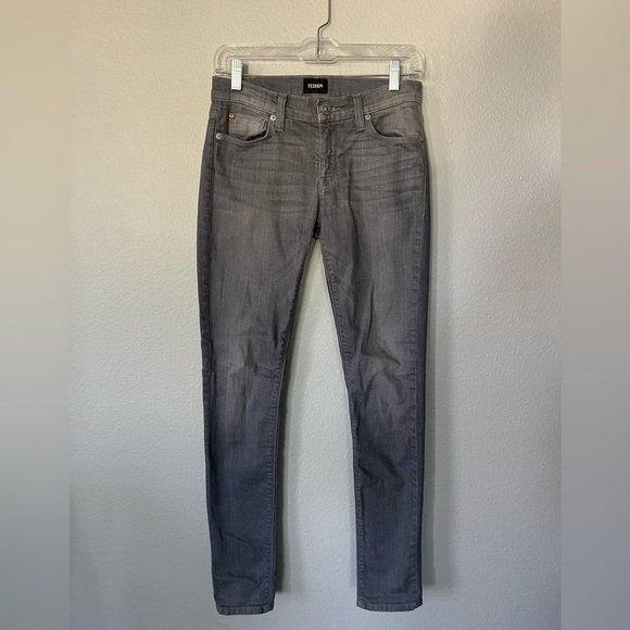 Hudson Krista Super Skinny Jeans in Gain Grey Women’s Size 25 - Picture 2 of 16